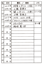 読書ノートの内容